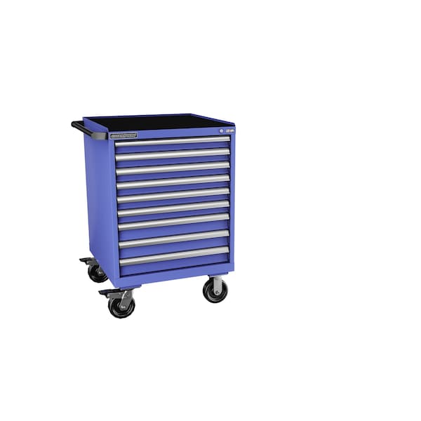 Champion Tool Storage Tool Cabinet, 9 Drawer, Blue, Steel, 28-1/4 in W x 28-1/2 in D x 43-1/4 in H, S15000901ILMB8S1RT-BB S15000901ILMB8S1RT-BB - main